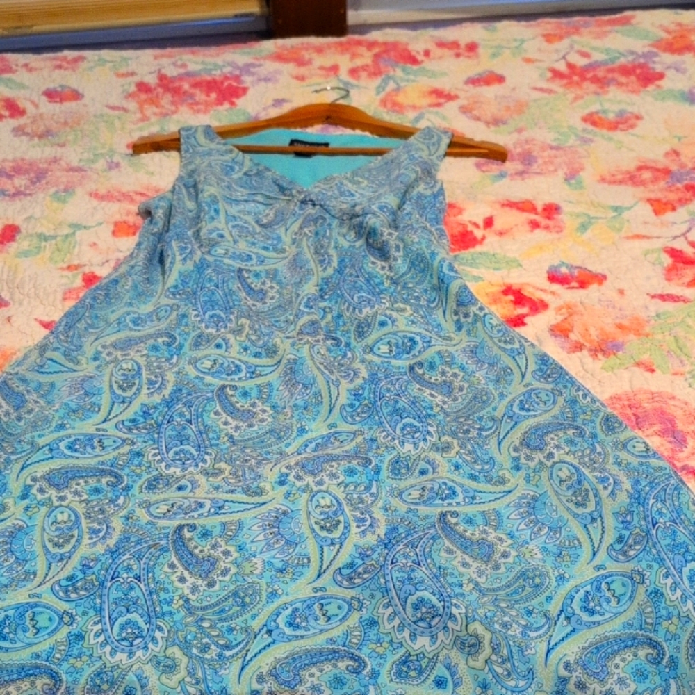 Ann Taylor Petites Light Blue Silk Garment